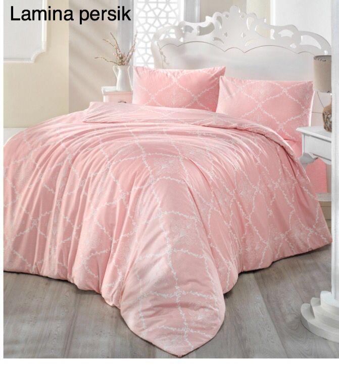 

Постельное бельё Ранфорс Altinbasak Lamina persik - евро