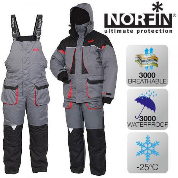 

Зимний костюм для рыбалки Norfin Arctic Red (-25°) 422101-S