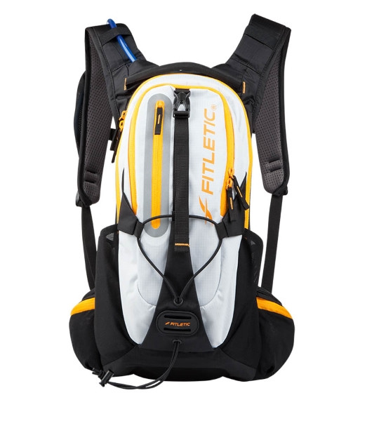 

Рюкзак для бега и велоспорта с гидратором 2L Fitletic Journey Backpack Hydration System (черный/белый/оранж), Черный\белый\оранжевый