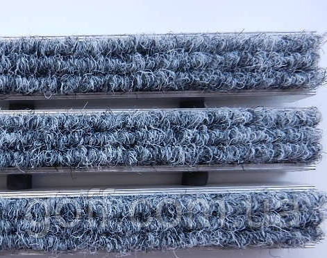 Алюминиевые решетки «Лен» наполнение цветной текстиль