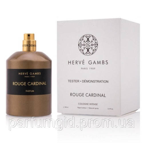 

TESTER Herve Gambs Rouge Cardinal 100 ml/мл Мужские/Женские духи Тестер ОАЭ Эрве Гамбс Руж Кардинал