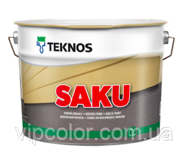 

TEKNOS SAKU Матовая краска для цоколя 9л База 1