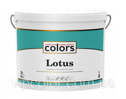 

СOLORS Lotus Матовая краска для стен и потолков База С 9л