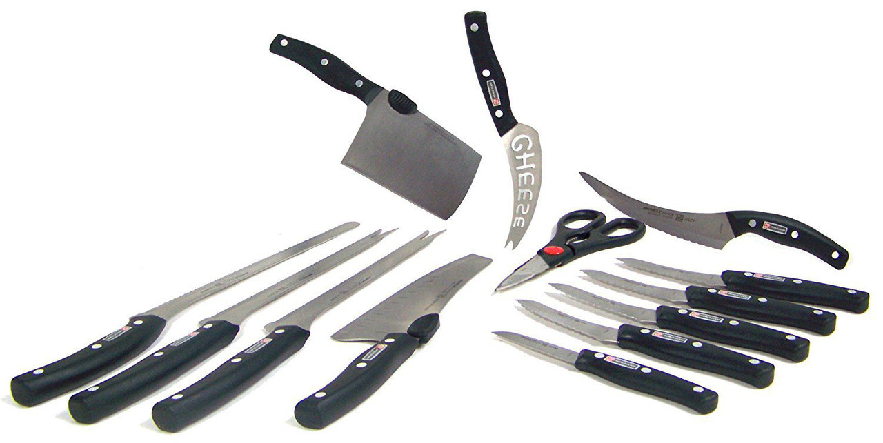 Набор кухонных ножей Miracle Blade 13 шт Черный (hub_np2_1014)