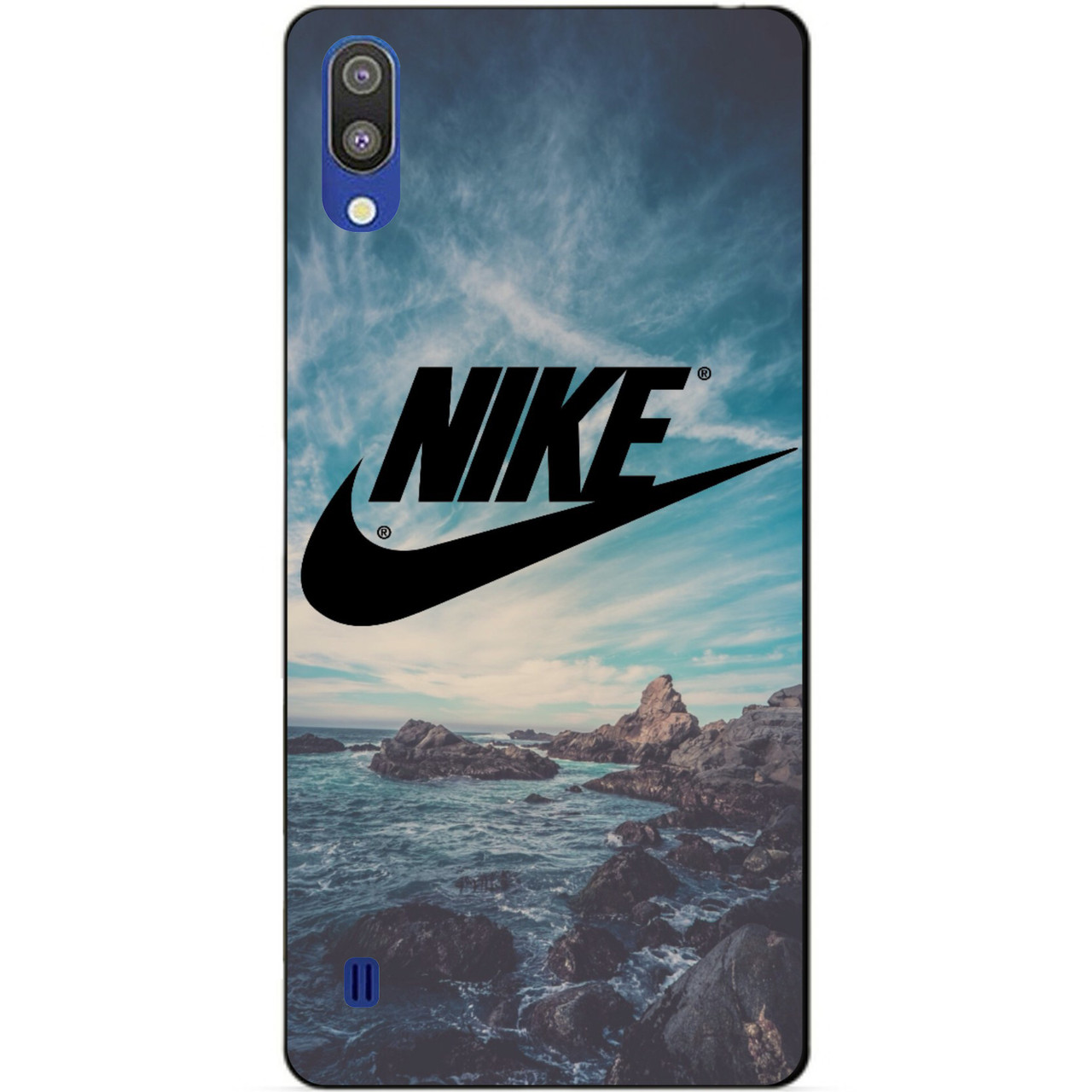 

Чехол силиконовый для Samsung M10 2019 Galaxy M105f с рисунком Nike, Разные цвета