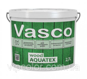 

VASCO WOOD AQUATEX пропитка для дерева для внутренних и наружных работ 2,7л Белый