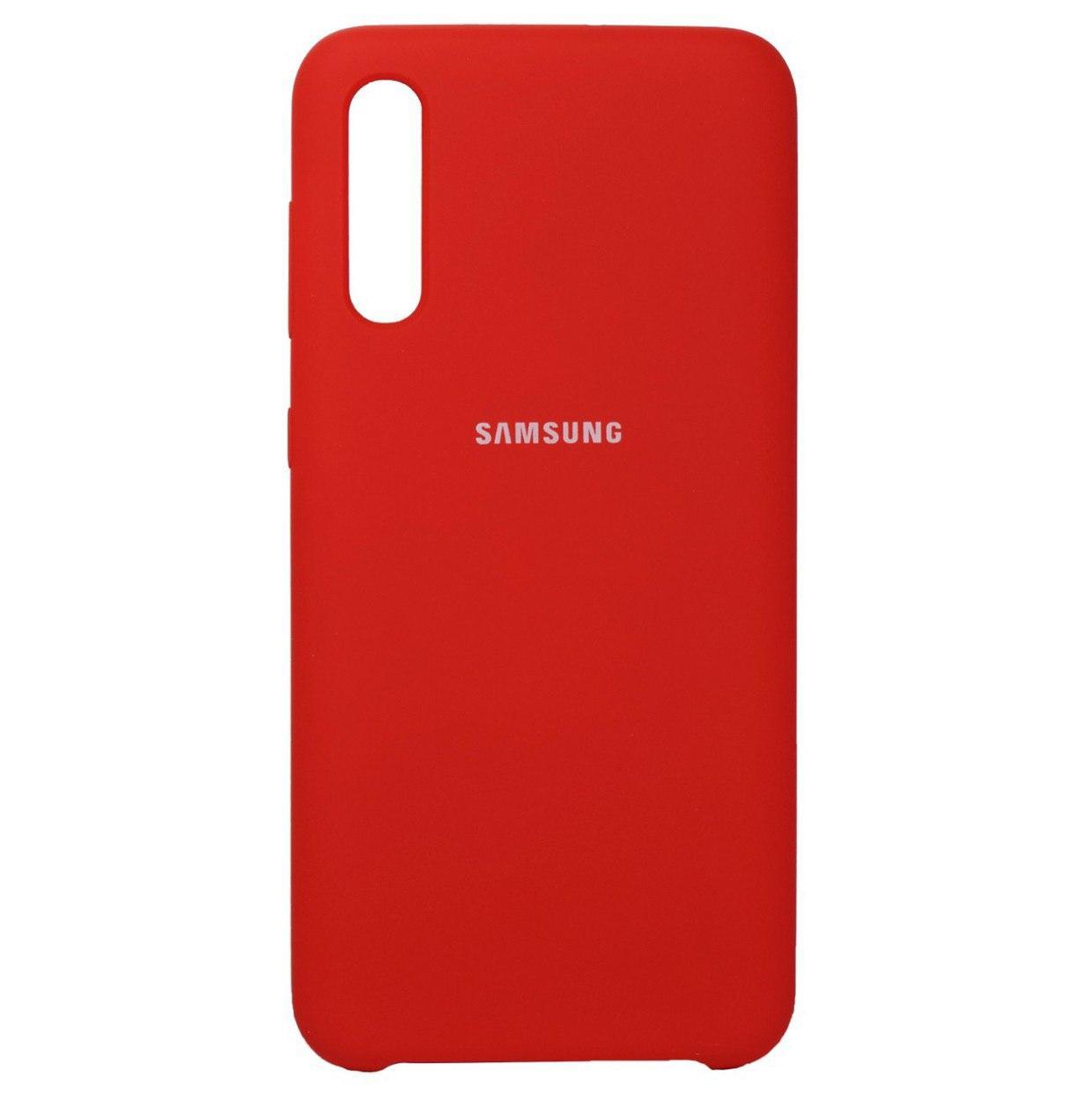 

Чехол Silicone Cover для Samsung Galaxy A70, Красный