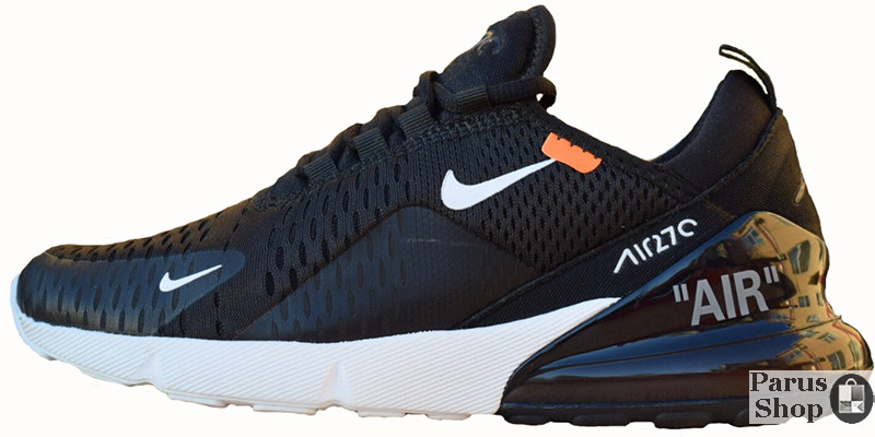 

Мужские кроссовки Nike Air Max 270 x OFF Black/White 44, Черный-белый