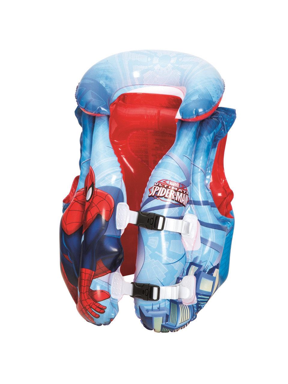 Жилет для плавания 51х46 см Spider-Man надувной жилет Спайдермен для мальчиков