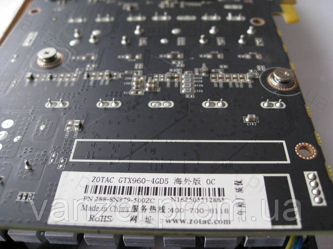 Zotac GeForce GTX 960 4GB GDDR5 HDMI PCI-E (GTX960) Видеокарта - фото 5