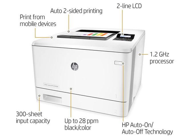 hp clj m452nw