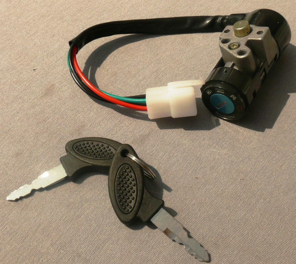 

Замок зажигания голый LEAD-90 4 провода, ТАКТ , АКТИВ
