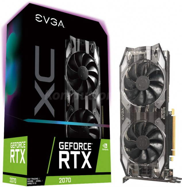 

Видеокарта EVGA GeForce RTX 2070 XC GAMING 8GB