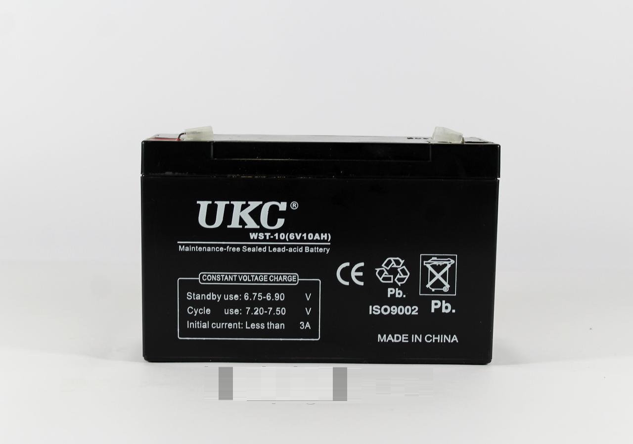 

Аккумулятор BATTERY 6V 10A UKC