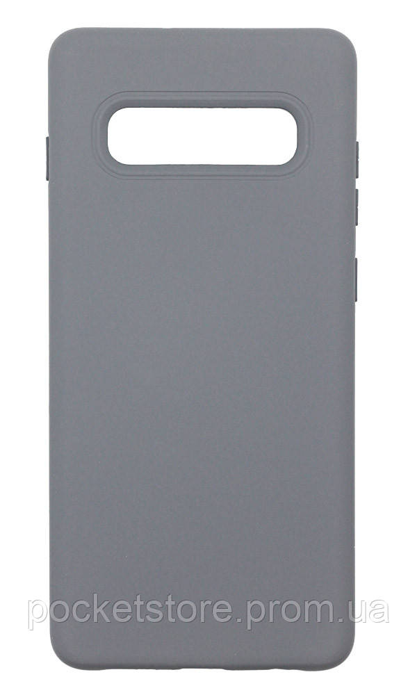 

Чохол силіконовий Silicone Cover для Samsung Galaxy S10 Plus SM-G975F Grey, Серый