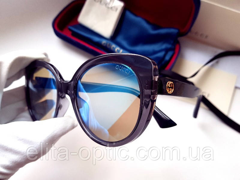 

Брендовые очки - cateye Gucci- линза polarized. Комплектация отдельно