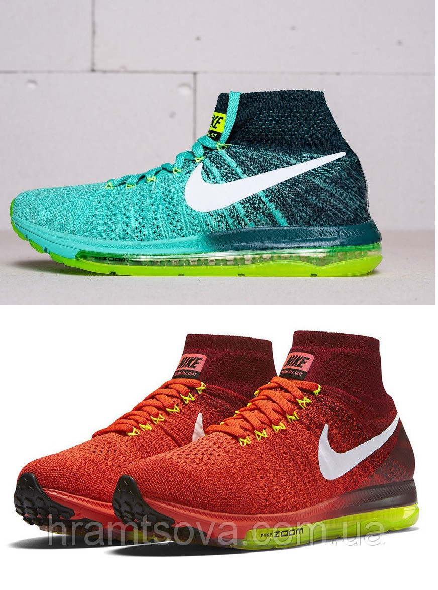 

Кроссовки мужские Nike Air Zoom All Out Flyknit, оригинальные фирменные кроссовки., Красный