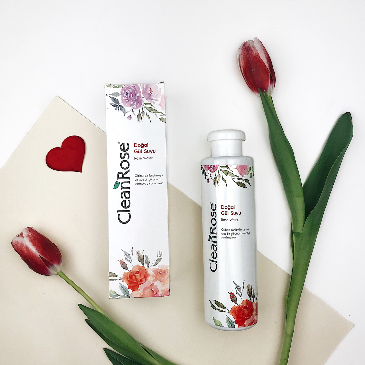 

Натуральный Гидролат розы 400 мл. Clean Rose