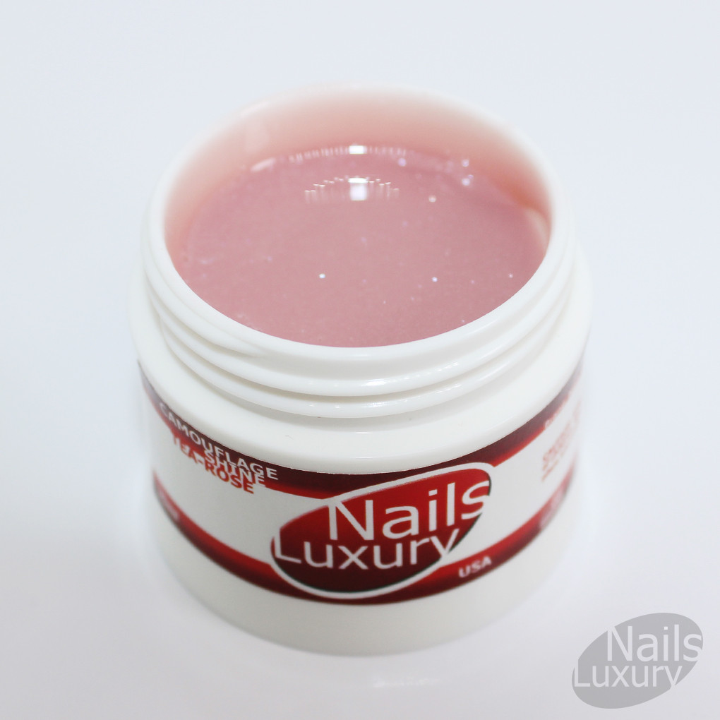 

Гель для наращивания ногтей Nails Luxury USA Camouflage Shine Tea-Rose 30мл