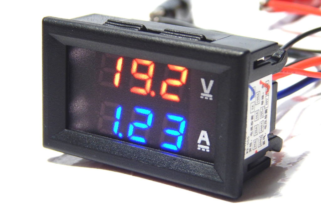 Цифровой вольтметр амперметр DC 100V 10А с шунтом амперметр вольтметр 