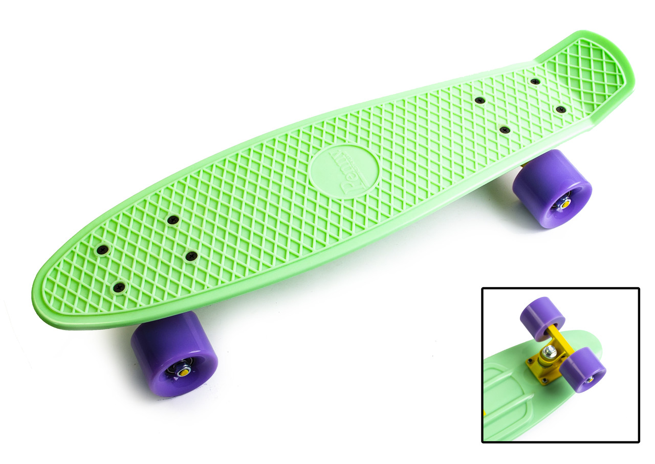 

Penny Board "Pastel Series" Мятный цвет. Матовые колеса