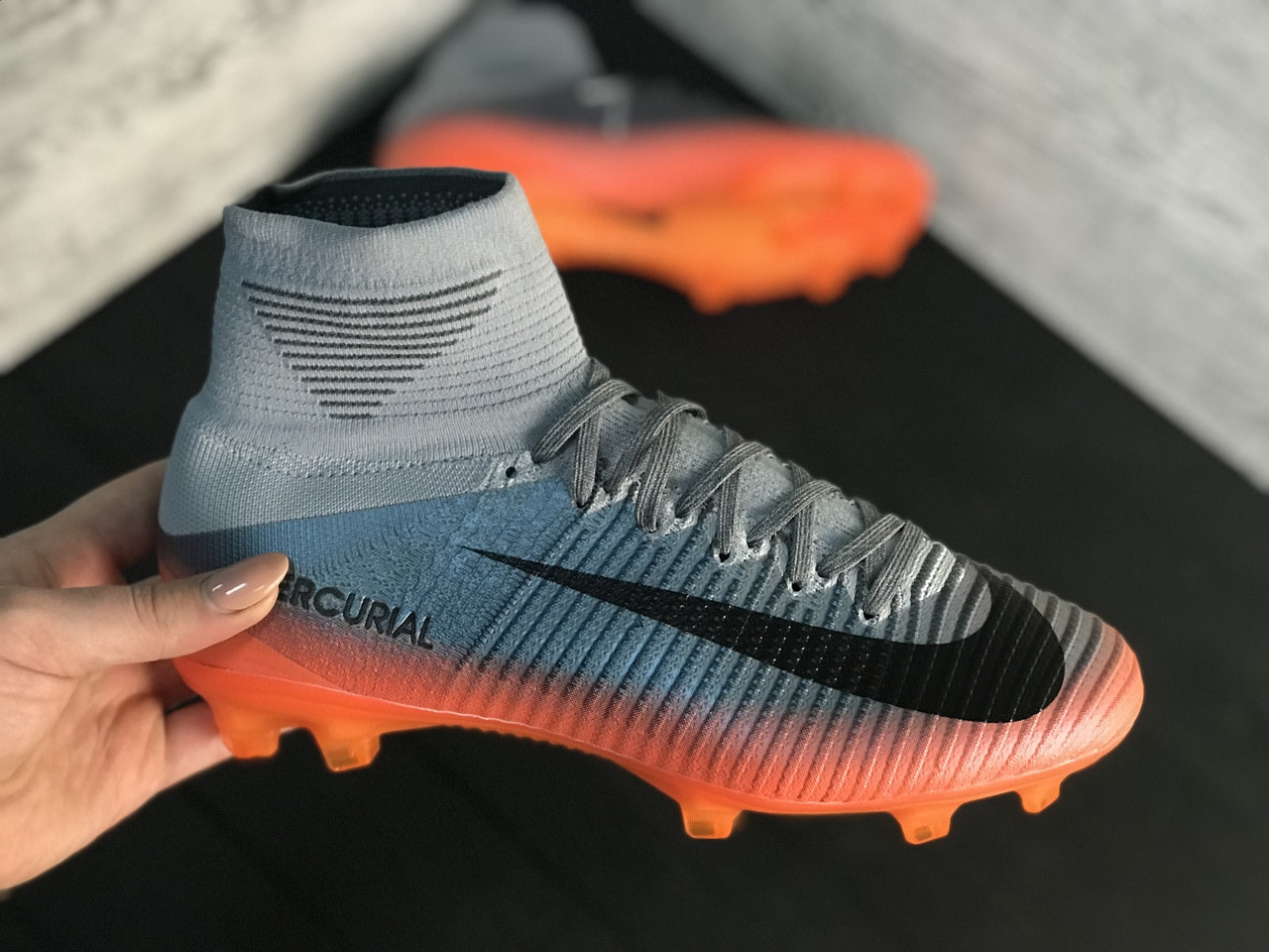 

Бутсы Nike Mercurial Super Fly CR7|найк меркуриал кр7(реплика), Синий