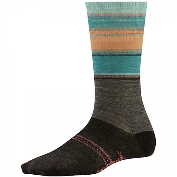 

Термоноски Smartwool Women's Sulawesi Stripe Socks, Черный-голубой