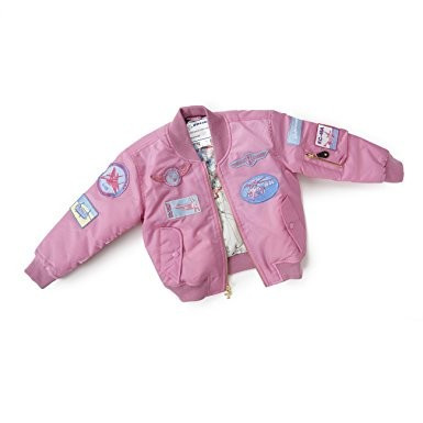 Детская летная куртка Boeing Pink Nylon Flight Jacket