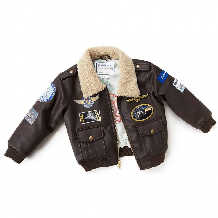 Детская летная куртка Boeing Brown Aviator Jacket