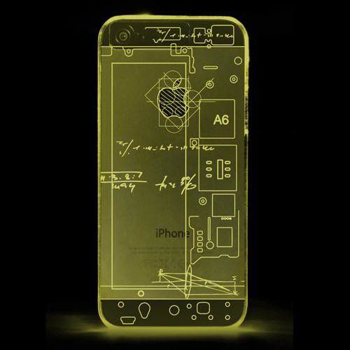 

Чехол для iPhone 5 "iLight", светящийся в темноте, С рисунком