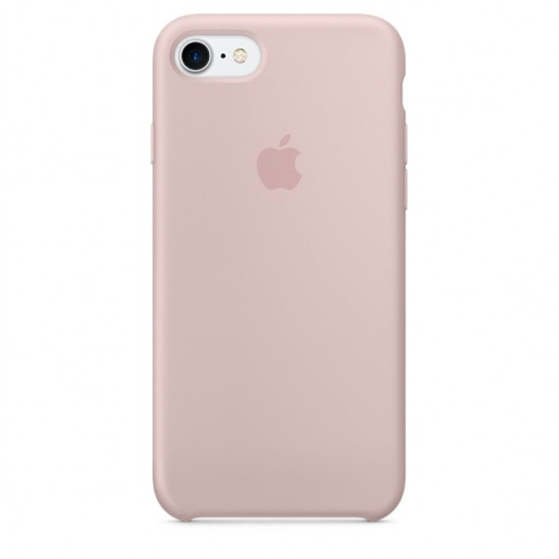 

Силиконовый чехол с микрофиброй (AAA) для Apple iPhone 7 / 8 (4.7") Розовый / Pink Sand