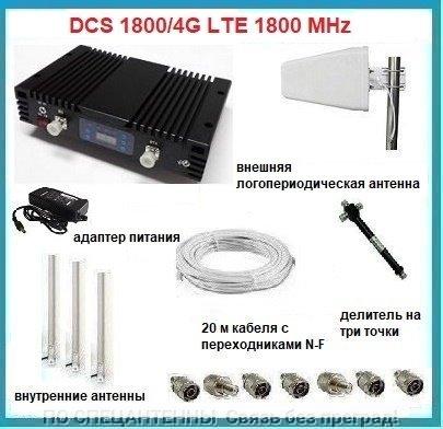 

Комплект SST-1823-D 1800 MГц с внешней логопериодической антенной. Площадь покрытия 800 кв. м.
