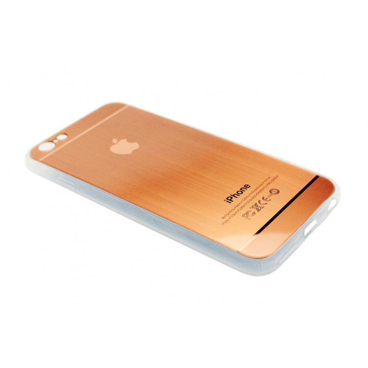 Чехол на iPhone 6/6s силиконовый в виде металик COV-028