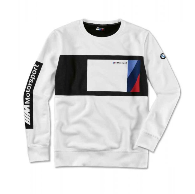 

Оригинальный женский лонгслив BMW M Motorsport Sweater Blocking Design, Black / White (80142461081) L