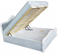 Ліжко "Луїза Люкс з каркасом" з підйомним механізмом Білий глянець ТМ "Миро-марк", фото 1