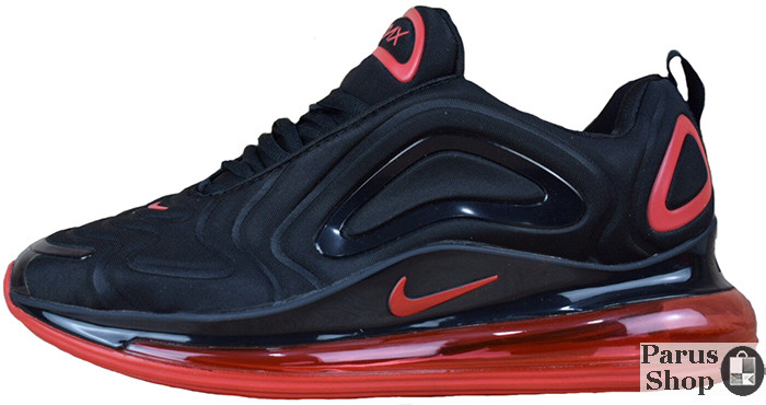 

Мужские кроссовки Nike Air Max 720 Black/Red, аир макс 720, Черно-красный