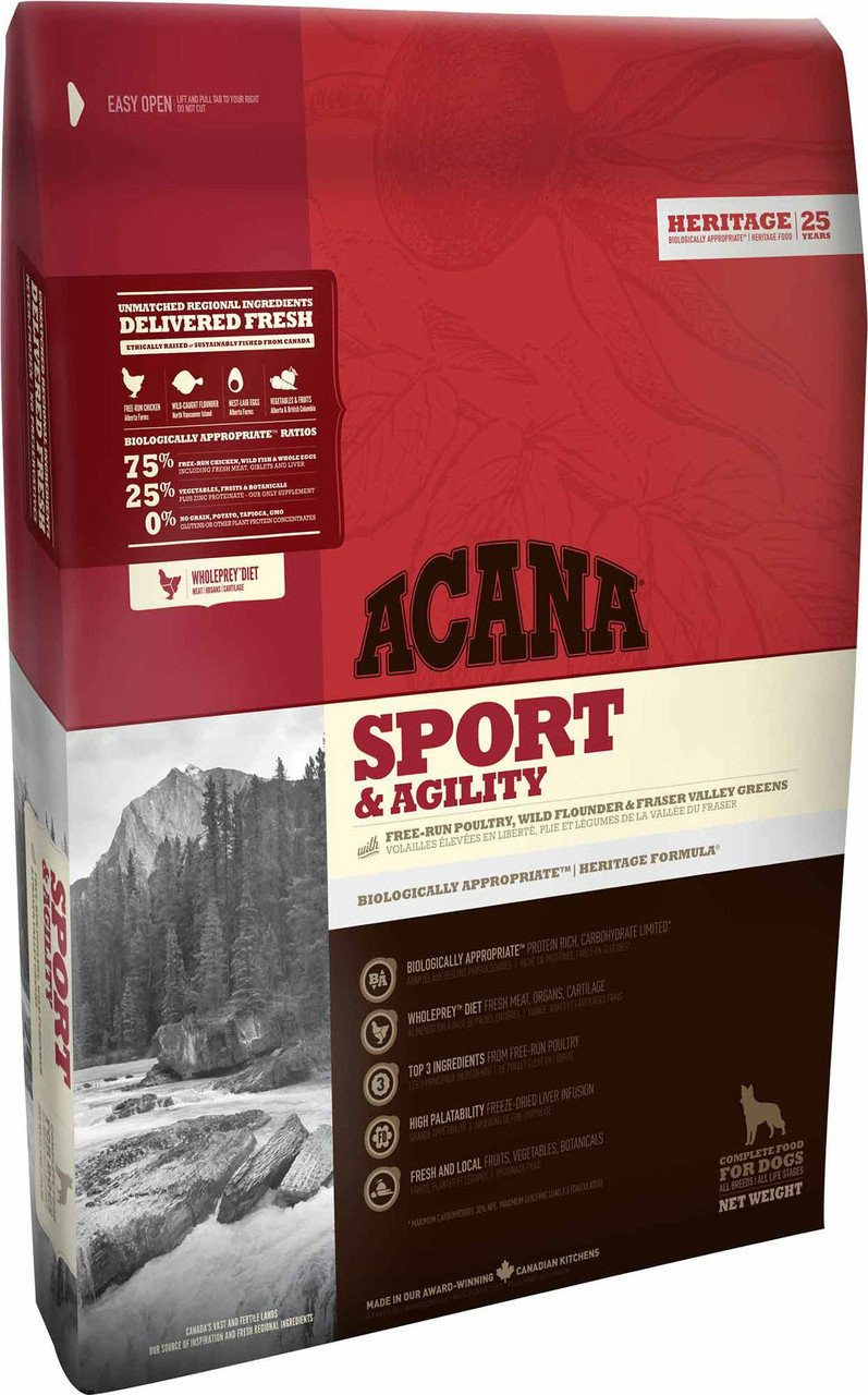 

Сухой корм Acana SPORT & AGILITY 17 кг для взрослых активных и рабочих собак