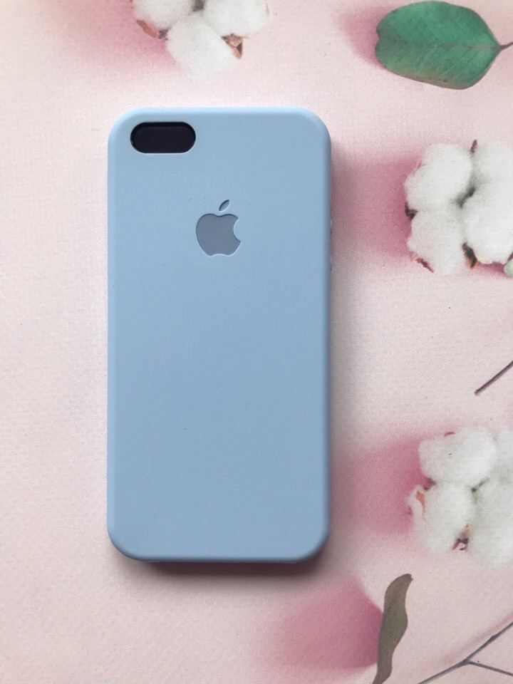 

Силиконовый чехол Apple Silicone Case для iPhone 5/5s Голубой