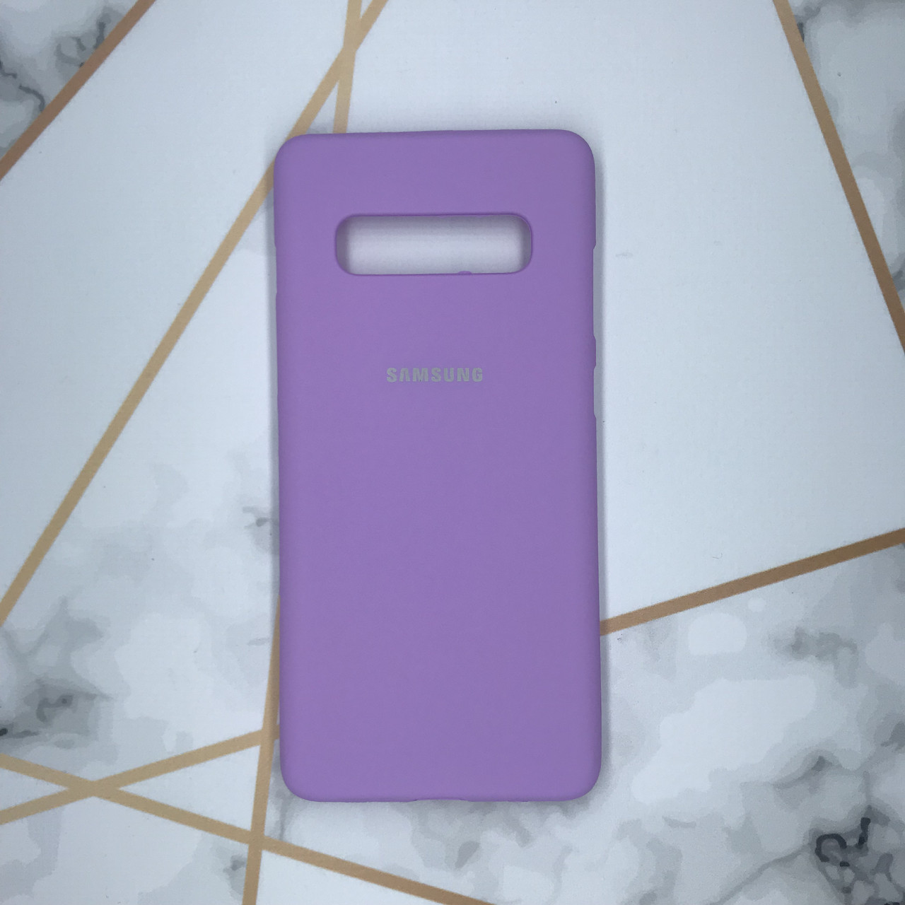 

Силиконовый матовый чехол Silicone Case для Samsung Galaxy S10 Plus Сиреневый, Фиолетовый