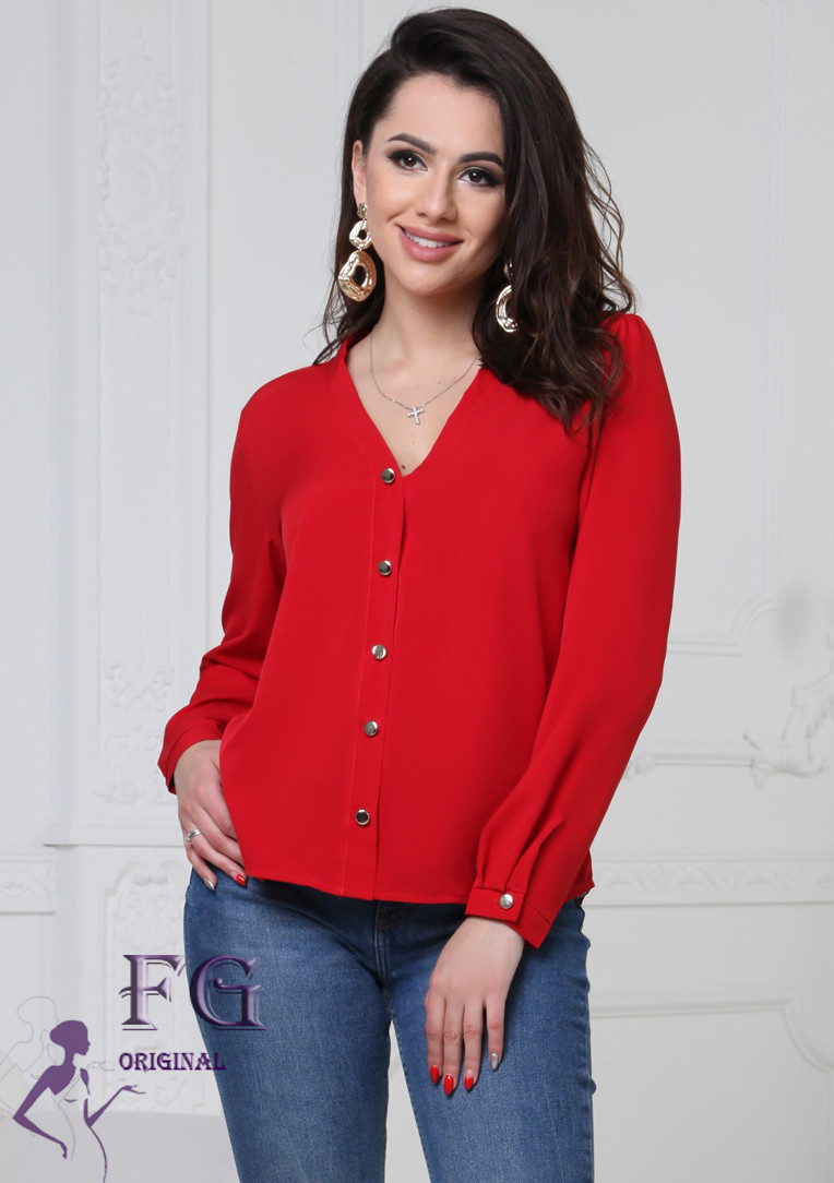 

Женская блузка "Камилла" 42, красный