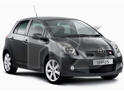 

Стекло задней левой двери Toyota Yaris '06-11 5 дв. хетчбек (Sekurit)