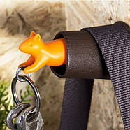 Ключниця настінна і брелок для ключів Squirrel Qualy (помаранчевий), фото 3