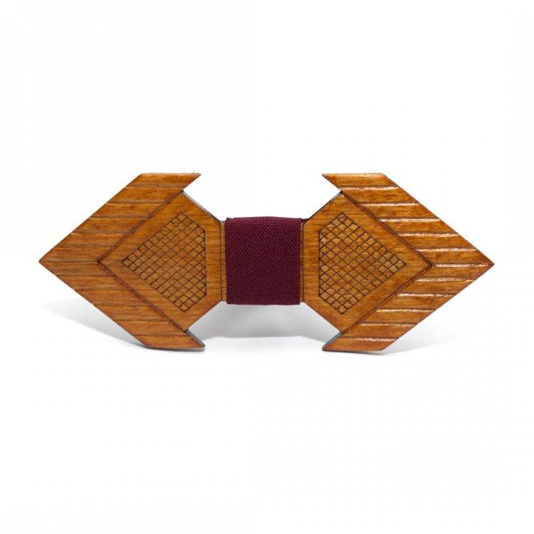

Деревянная Бабочка Gofin wood Стрела GBDH-8419, Бордовый