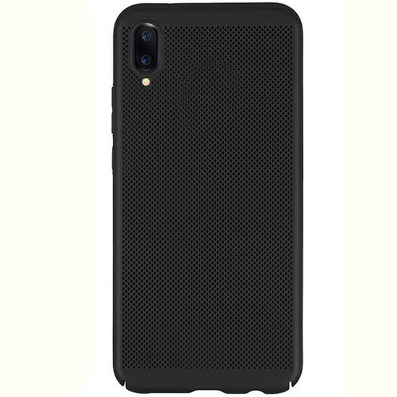 

Ультратонкий дышащий чехол Grid case для Samsung Galaxy A20 / A30 Черный