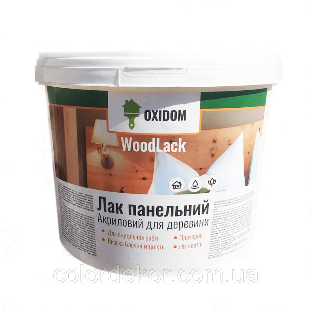 

Панельный лак OXIDOM WoodLack (глянцевый) 10 л