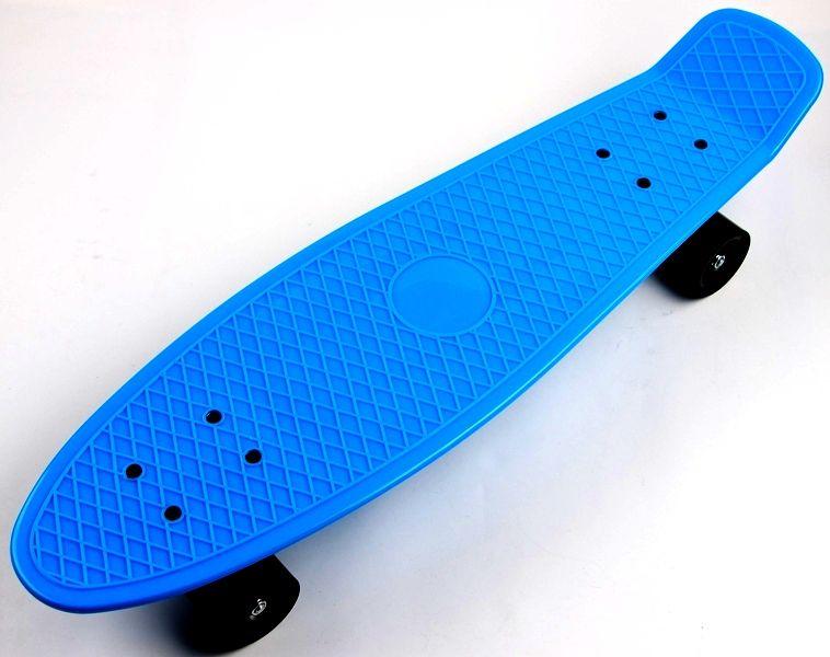 

Пенни борд. Penny Board Nickel 27. Синий цвет. Матовые колеса.