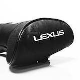Подушки на підголовник з логотипом автомобіля Lexus (Чорний колір), фото 3