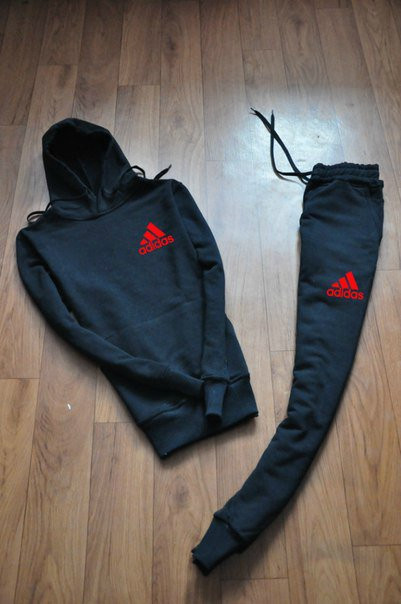 

Спортивный мужской летний костюм Adidas (Адидас), Темно-синий