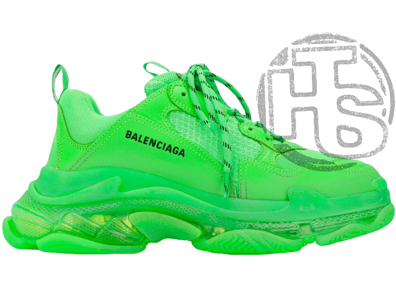 Женские кроссовки Balenciaga Triple S Neon Green 541624 W09OL 3801 - купить  по лучшей цене с доставкой по Украине и СНГ "Интернет-магазин "High-Top  Store"" - 998511149