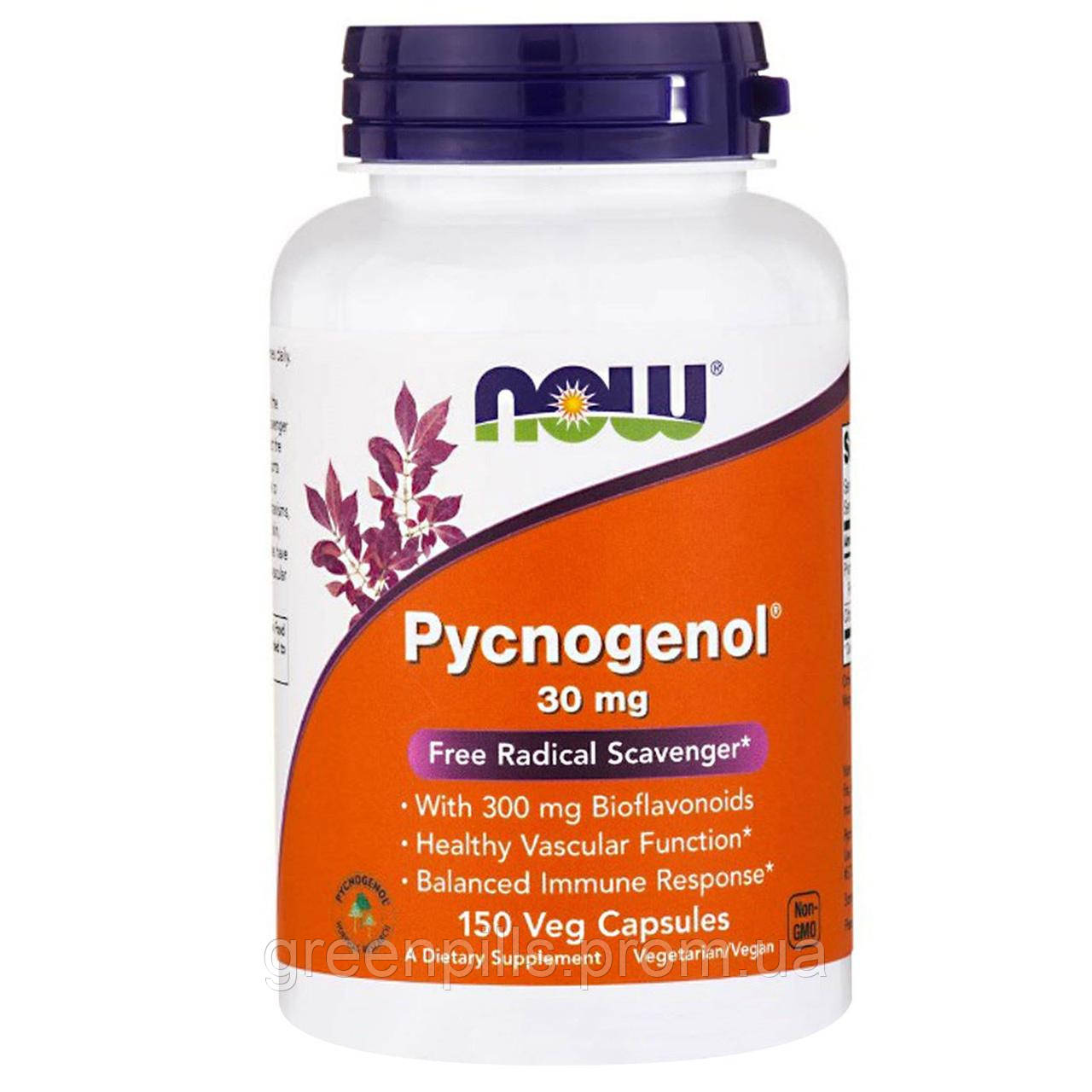 

Пикногенол, Pycnogenol, Now Foods, 30 мг, 150 капсул